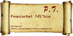 Pospischel Tóbia névjegykártya